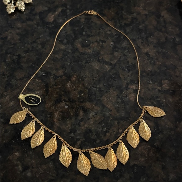 Jewelry - Gold Plated Leaf Layering Necklace